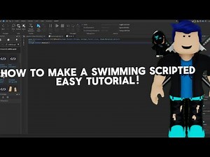 How to make a swimming scripted swimmable pool on Roblox Easy tutorial (tut)