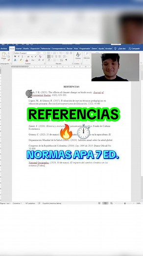 Referencias en Normas APA 7 en Tiempo Récord