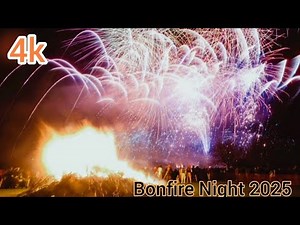 4k Bonfire Night 2025 Sheffield || Fireworks Show With Sound