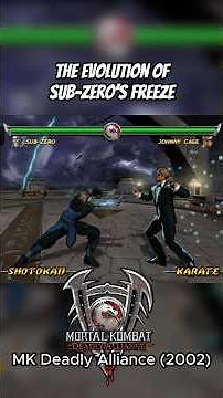 The Evolution of Sub-Zero's Freeze - Mortal Kombat #shorts