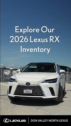 2026 Lexus RX. Luxury, comfort, and confidence — all in one SUV. #LexusRX #Lexus #LuxurySUV