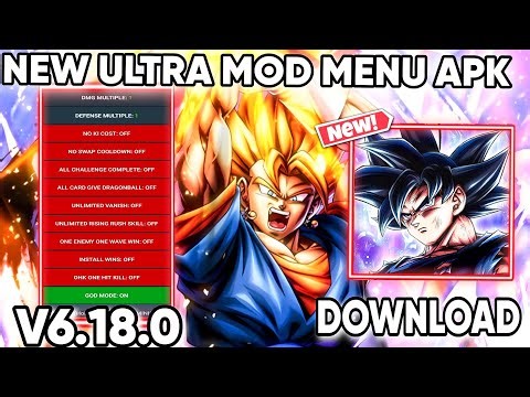 Dragon Ball Legends V6.19.0 ULTRA MOD MENU APK / 17+ Mod Menu Features / DB Legends Hack
