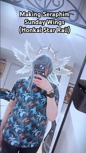 How I made my Seraphim Sunday wings! #honkaistarrail #sundayhsr #hoyoverse #cosplay #wings #tutorial