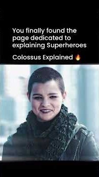 🦾🔥 Who Is Colossus?