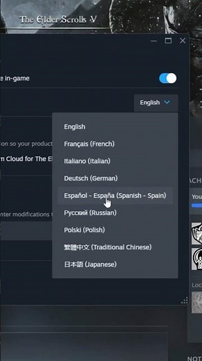 🎮 ¡Cambia el idioma de tus juegos en Steam en 30 segundos! 🌍🔥#shorts