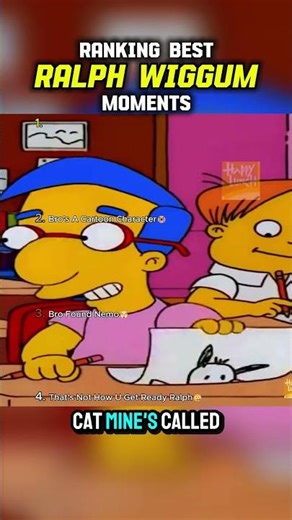 Ralph Wiggum Best Moments 😭 #shorts