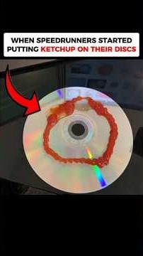 When speedrunners started putting ketchup on their discs