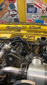 Volkswagen TDI powered Jeep Cherokee XJ. ALH Diesel Engine Swap #tdiswap #dieseljeep | Chevrolet Engine Swaps
