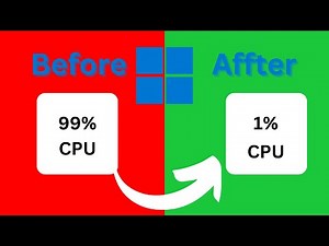 How to Fix High CPU Usage in Windows 10/11 (FAST & Easy Fix!)