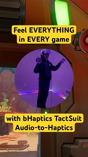 Feel EVERYTHING in EVERY game with bHaptics TactSuit Audio-to-Haptics