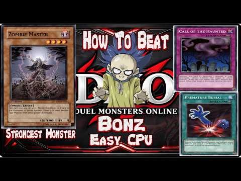 How To Defeat Bonz On Easy Mode In Duel Monsters Online #yugioh #mmorpg