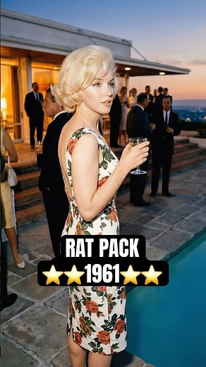 1961 — Rat Pack Desert Cool 🍸 An Intimate Night of Icons