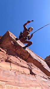 This is what happens when you monkey around on the edge of cliffs…. 🙈hit the link in our bio or visit our website www.moabropeswing.com to get signed up🤘..#ropeswingmoab #moabropeswing #sports #extreme #bungeejumping #cliffdiving #cliff #jumping #cliffjumping #pinkponyclub #rope #swing #moab #deseret #adrenaline #sports #nature #outdoors | Rope Swing Moab