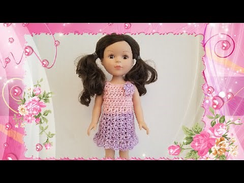Wellie Wisher - Crochet tutorial Dress #2
