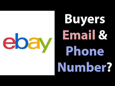 How To Find Ebay Buyer's Email And Phone Number