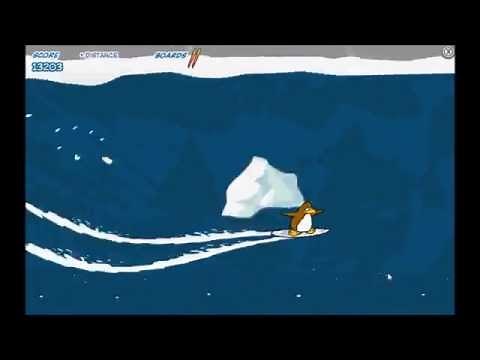 Club Penguin Cheats- Catchin' Waves Spot the Shark + Finish the SURVIVAL MODE + 2 stamps! [HD]