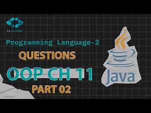 Java OOP | Ch 11 - [38 to 65] Questions