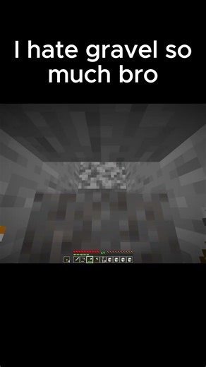 Minecraft Gravel Moment | #shorts #minecrafthorrormods #memes