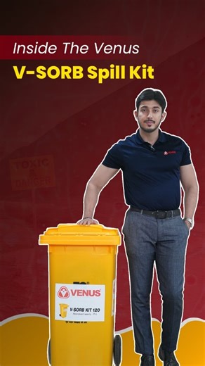 Venus Safety & Health Pvt Ltd | A spill doesn’t wait. Your response shouldn’t either. ⚠️ One small chemical spill can turn into a safety hazard, a compliance issue, and a... | Instagram
