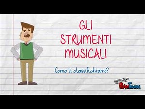 La classificazione degli strumenti musicali
