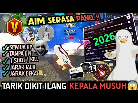 100% AUTO HEADSHOT SEMUA HP ⚙️📲 CARA SETTING SENSITIVITAS FF AUTO HEADSHOT & SETTING KONTROL + DPI😱