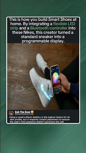 Customizing Nike Trainers with Programmable LEDs