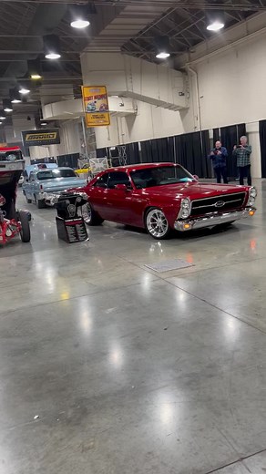 Classic Muscle Car Showcase at Indoor Car Show