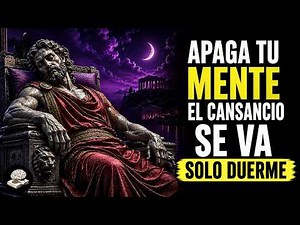 Cómo Soltar los Pensamientos y Dormir Profundamente | Estoicismo Nocturno para Calmar la Mente