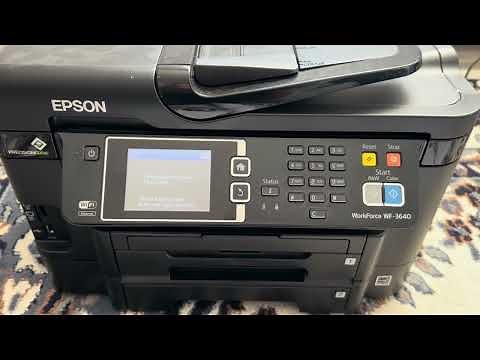 epson wf-3640 printing blank pages | printhead cleaning | not printing issue resolved and fixed