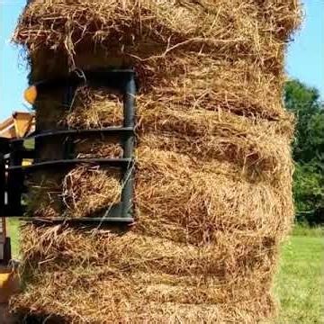 Stack Hay Fast with the CID Bale Squeezer