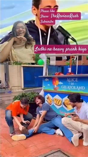 Ladki ne heavy prank kiya #Funny Shorts@TheReviewRush