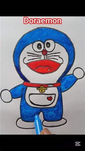 How to Draw Doraemon (Easy & Cute)
