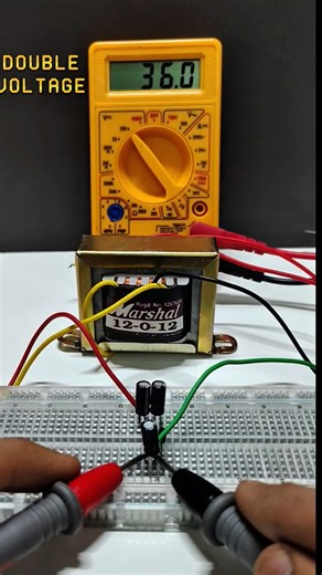 How to generate doubler and tripler voltage ⚡ #electronic