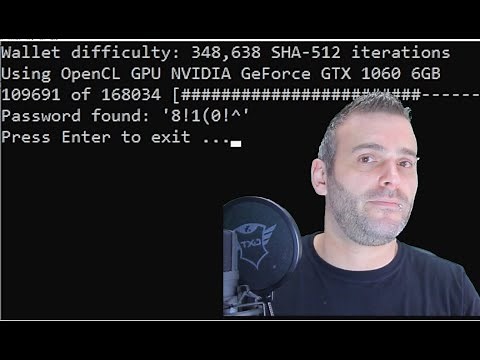 2021 Forgot Bitcoin Password? Find it with btcRecover - Force Brutally