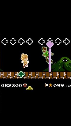 FNF SMB Funk Mix: GAME OVER but everyone sings it [Part 1] #shorts #short