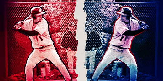 The time Mike Trout won a HR derby left-handed