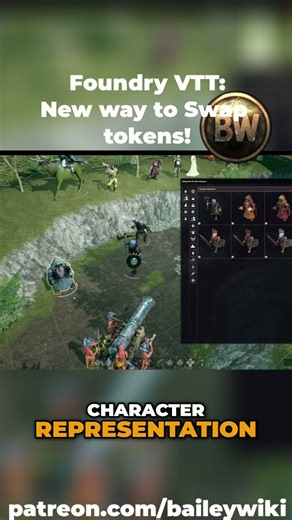 Instantly Swap Token Models in Virtual Tabletops! Keep Your Stats! #shorts