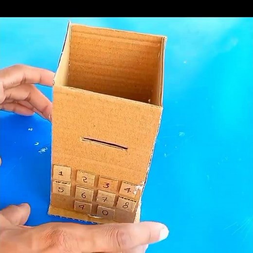 how to make cardboard ATM