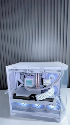 Ryzen 7 9700x RX 9060XT 16gb White Build #Pcproject #PCBuyingTips #PCProject #yournextbuildstartshere #builtbypcproject | PC Project