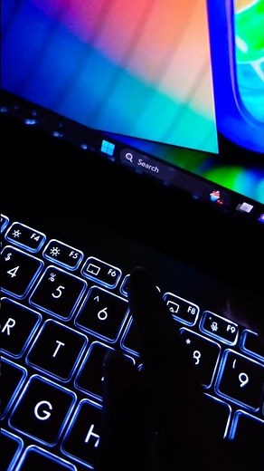 How to turn on Backlit keyboard on Asus Vivobook Go 15 OLED Laptop 💻 #shorts #viral #trending #asus