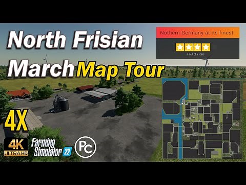 North Frisian March V1.1 | Map Review | Farming Simulator 22