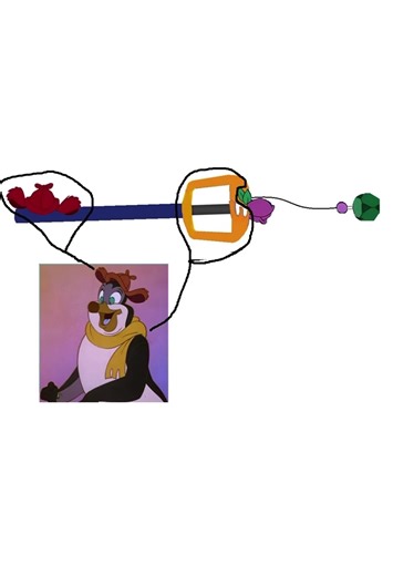 #keyblade “the pebble and a penguin” from MGM UA mix together
