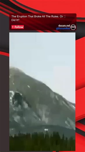 docum on Instagram: "What you're witnessing here is one of the most iconic and scientifically significant volcanic events of the 20th century: the 1980 eruption of Mount St. Helens. Most people expect a volcano to erupt vertically, but watch closely as the entire northern flank of this mountain begins to bulge, then dramatically collapses in a massive landslide. This colossal debris avalanche, the largest recorded in history, relieved pressure and directly triggered a powerful lateral blast, sen