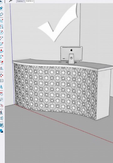 Desk Transformation with NiceTower SketchUp 3D Modeling