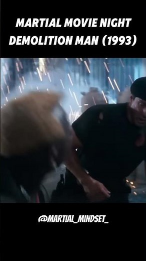 Demolition Man 1993 for tonight's Martial Movie Night 🦶 💥 #martialarts