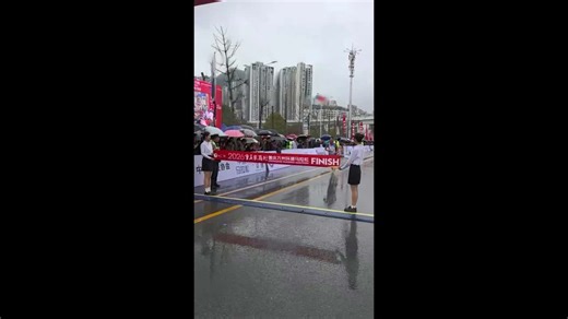 Chinese race official given ban after mistakenly pushing winner off course