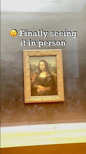 We Finally Saw the REAL Mona Lisa... and It Was Packed! 😲🖼️🇫🇷