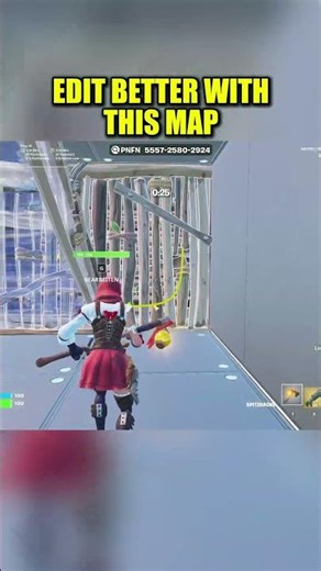 EDIT a lot FASTER with this map… 🤯✅ #fortnite #shorts