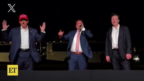 Donald Trump and Elon Musk SING Bizarre God Bless America Duet