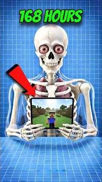 Playing Minecraft For 168 HOURS! #minecraft